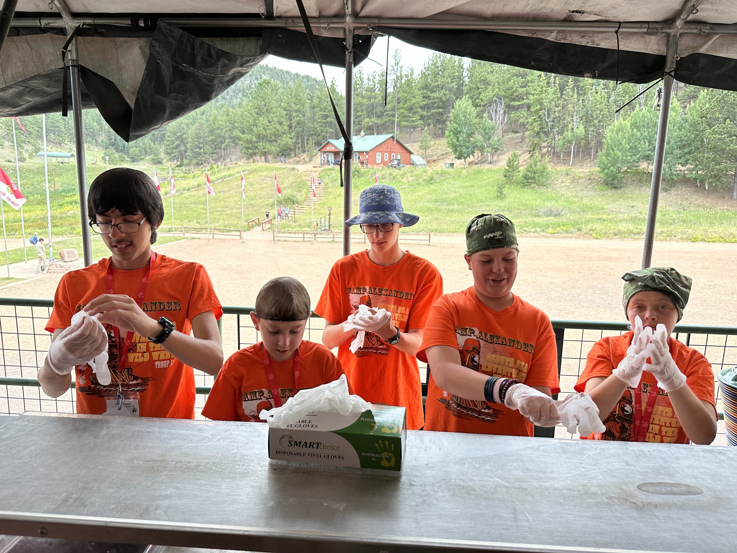 July 2024 Summer Camp Serving Food